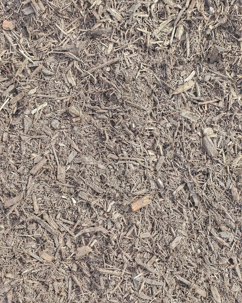 brown mulch