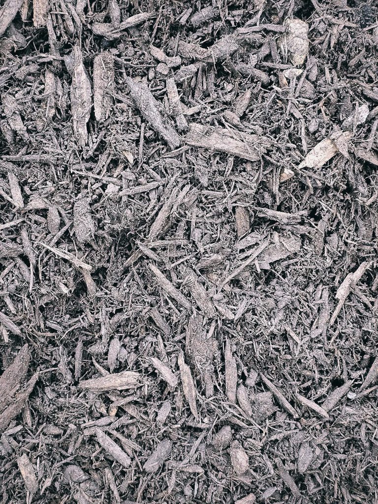 dyed espresso mulch