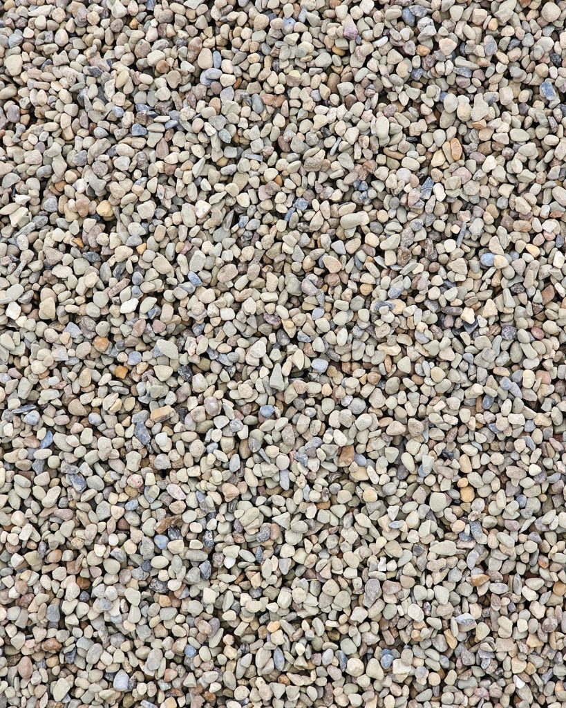 pea sized gravel